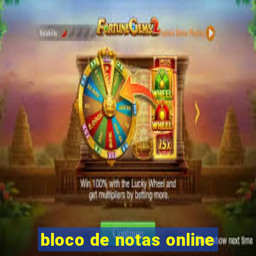 bloco de notas online